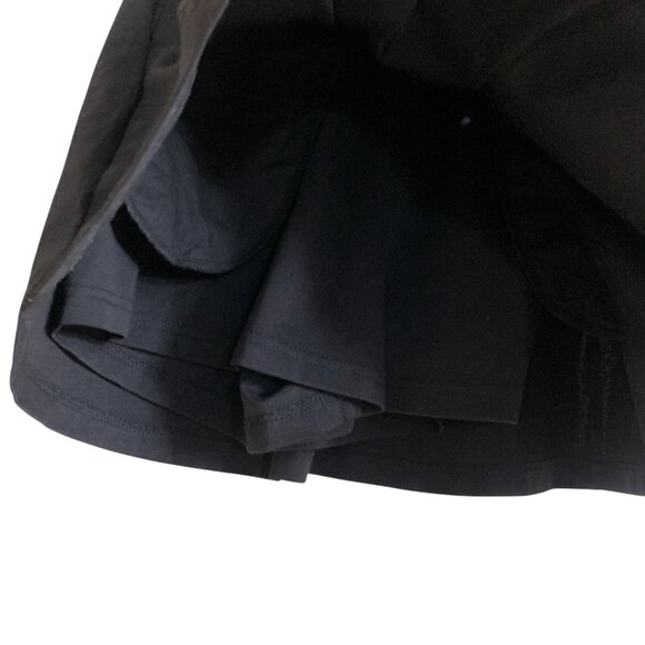 OGL Move Black Pleated Cotton Blend Ponte Pickleball Tennis Skort Pocket Skirt S - Picture 5 of 9